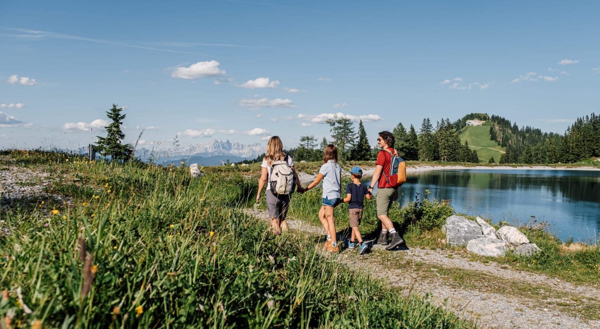 Familienwanderung Speicherteich Alpendorf 1