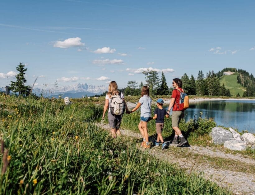 Familienwanderung Speicherteich Alpendorf 1